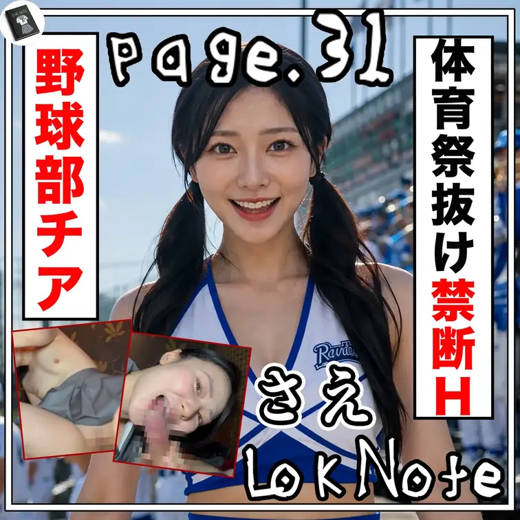 【爆美女体育祭応援団長×チア部長が後夜祭抜け出しックス】