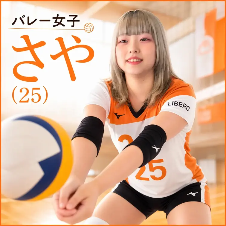 今回はバレーボール女子のさやちゃんにインタビュー！