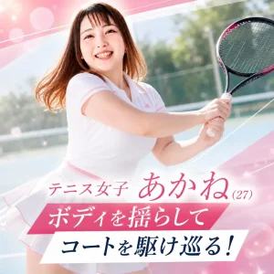 今回はテニス女子のあかねちゃんが登場！