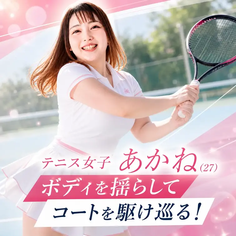 今回はテニス女子のあかねちゃんが登場！